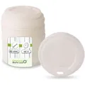 Produktbild: greenbox - CPLA-Deckel Ø 80 mm, weiß, Trinköffnung, 50 St.
