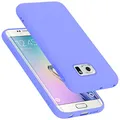 Produktbild: Cadorabo Hülle kompatibel mit Samsung Galaxy S6 EDGE PLUS Hülle Silikon Handyhülle für Galaxy S6 EDGE PLUS Case aus flüssigem Silikon- kratzfeste und stoßfeste dünne TPU Schutzhülle - LIQUID HELL LILA
