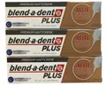 Produktbild: 3x blend-a-dent Plus Premium-Haftcreme BESTE Krümelschutztechnologie (3x40g)