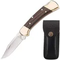 Produktbild: Buck Jagdmesser 112 Ranger, 0112BRS-B, mit Leder-Etui, Klinge klappbar