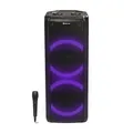 Produktbild: Party Lautsprecher Bluetooth 300W Karaoke mit Mikrofon LED Akku - Denver BPS-352