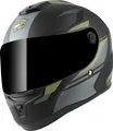 Produktbild: FC-Moto FF114B Zeron Helm, schwarz matt/grün, XL