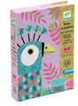 Produktbild: Djeco DJ08663 Kreativ Set Sandbilder Dazzling Birds mit Glitzersand,