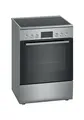 Produktbild: Bosch HKR39C250 Serie 4 Elektro-Standherd, 60 cm breit, EcoClean Direct Reinigungshilfe, 3D Heißluft Backen auf 3 Ebenen, LED-Display-Steuerung, erweiterbare Kochzone für großes Kochgeschirr