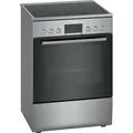 Produktbild: Bosch HKR39C250 Serie 4 Elektroherd mit Glaskeramik-Kochfeld freistehend edelstahl