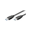 Produktbild: MicroConnect - USB-Kabel - USB Typ A (M) zu USB Typ A (M) - USB3.0 - 50cm - Schwarz (USB3.0AA05B)
