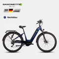 Produktbild: SAXONETTE E-Bike Quantum Sport , Mittelmotor, Tiefeneinsteiger Rahmen 540 Wh Akku, ebike, Elektrofahrrad, Cityrad (Ramenhöhe 50 , Nachtblau)