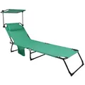 Produktbild: Sonnenliege   ¦ grün ¦ Maße (cm): B: 55 H: 24