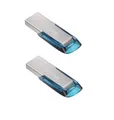 Produktbild: SanDisk Ultra Flair USB 3.0 Flash Drive, 130 MB/s, SDCZ73-064G-G46B, 2 Stück