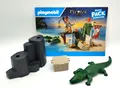 Produktbild: PLAYMOBIL® 71473 Pirates - Bauset Pirat mit Alligator - 59 tlg.