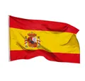 Produktbild: PHENO FLAGS Flagge Spanien Flagge 90 x 150 cm Spanische Fahne Nationalflagge (Hissflagge für Fahnenmast), Inkl. 2 Messing Ösen