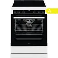 Produktbild: AEG Elektro Standherd 60cm Glaskeramik weiß 4 Kochzonen Umluft CCB6446BBW
