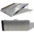 Produktbild: TRUTZHOLM Rollstuhlrampe Klappbar 91 cm Traglast 272 kg Alu Grau
