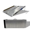 Produktbild: TRUTZHOLM Rollstuhlrampe klappbar 91 cm Traglast 272 kg Alu grau Auffahrrampe