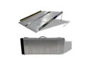 Produktbild: TRUTZHOLM Auffahrrampe Rollstuhlrampe klappbar 91 cm Traglast 272 kg Alu grau Auffahrrampe (Stück, 1-St), Rillenprofil