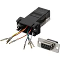 Produktbild: StarTech.com GC98FF DB9 auf RJ45 Modular Adapter (Bu/Bu) Schwarz