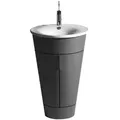 Produktbild: Duravit Möbelwaschtisch STARCK 1 mit Überlauf, Hahnlochbank, Ø 580 mm, 1 Hahnloch weiß