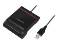 Produktbild: LogiLink SmartCard-Leser - USB 2.0 - Schwarz