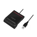 Produktbild: LogiLink CR0047 USB 2.0-Kartenleser, für Smart-ID, schwarz
