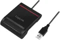 Produktbild: LogiLink USB 2.0 Smart-ID-Kartenleser, schwarz