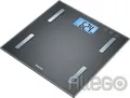Produktbild: Beurer BF 180 Körperfettwaage Personenwaage Glas LCD Schwarz 180kg BMI