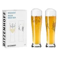 Produktbild: Ritzenhoff Weißbierglas 2er Set Brauchzeit 017, 018, Ana Vasconcelos 646 ml