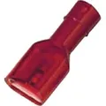 Produktbild: Intercable ICIQ128FHVI Vollisolierte Flachsteckhülse 0,5-1qmm 2,8x0,8 rot