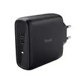 Produktbild: Trust Maxo 65W Dual USB-C-Ladegerät, schwarz 25380