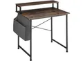 Produktbild: tectake® Schreibtisch, Industrial Style, mit Monitorständer und Aufbewahrungstasche, 80 x 55 x 90 cm