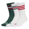 Produktbild: adidas Unisex 3STRIPES CUSHIONED SPORTSWEAR CREW SOCKS 3 PAIR PACK, team dark green/white/better scarlet, 40-42