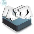 Produktbild: Stahlwerk - Magnet-Schweißwinkel 45° x 90° x 135°, 34 kg / 75 lbs 4er Set