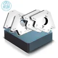 Produktbild: STAHLWERK Magnet-Schweißwinkel 45° x 90° x 135°, 34 kg / 75 lbs 4er Set