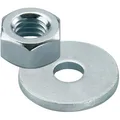 Produktbild: Fischer 10x Mutter & Scheibe M 20 galvanisch verzinkt - 519737