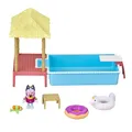 Produktbild: Blueys Pool-Spielset mit Figur (6,3–7,6 cm) und Zubehör