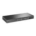 Produktbild: TP-Link TL-SG3428X 24-Port Gigabit L2+ Managed Switch (4 10GE SFP+ Slots, kompatibel mit Omada SDN, zentrales Management, IPv6-Unterstützung)
