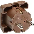 Produktbild: Bachmann earthing contact plug brown flat version mountable (0.10 m) (911.470)