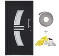 Produktbild: vidaXL Haustür, Eingangstür Anthrazit 98x200 cm