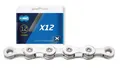 Produktbild: KMC, Kette, X12 Silber, für 12-fach, 126 Glieder für Sram Eagle und Shimano 12s