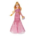 Produktbild: Disney Prinzessin Style Serie, Aurora Modepuppe, modernes Abendkleid mit Ohrring