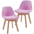Produktbild: [en.casa] Kinderstuhl, Pink, Textil, Buche, 38x56x33 cm, Kinder- & Jugendzimmer, Kindermöbel, Kindersitzmöbel & -tische, Kinderstühle