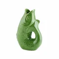 Produktbild: Gift Company Vase Monsieur Carafon S, Dekovase in Fisch-Form, Steingut Green Bay
