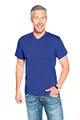 Produktbild: Premium V-Ausschnitt T-Shirt Herren, Königsblau, XXL