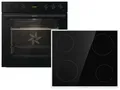 Produktbild: Gorenje Red Pepper Set CB bas Einbauherd BC6715E02BK Schwarz + Glaskeramikkochfeld ECD641BX