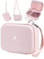 Produktbild: K&F CONCEPT Digitalkamera Tasche Kleine, kompatibel Fotokamera Tasche, Kinderkamera Tasche Eva-Hartschalendesign (nur Hülle) Rosa