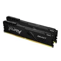 Produktbild: Kingston FURY Beast 32GB (2x16GB) 3200MHz DDR4 CL16 Desktop Speicher Kit mit 2 KF432C16BB1K2/32