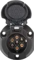 Produktbild: Steckdose 7-polig 12V 16A mit Deckel