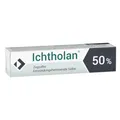 Produktbild: Ichtholan Zugsalbe 50% - entzündungshemmende, antibakterielle Zugsalbe, bei eitrigen Hautentzündungen wie Abszessen und Furunkeln, 40 g
