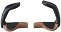 Produktbild: Ergon - GP5 Ergonomische Lock-on Fahrradgriffe mit extra-langem Bar-End | Regular kompatibel | Für Touring & Trekking Bikes | Large | Biokork