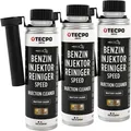 Produktbild: 3x TECPO Injektor Reiniger ESTER Benzin Einsprizdüsen Additiv, 300 ml