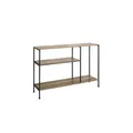 Produktbild: SoBuy Konsolentisch Flur mit 3 Regalböden Dunkelbraun 120x30x79,5cm Vintage